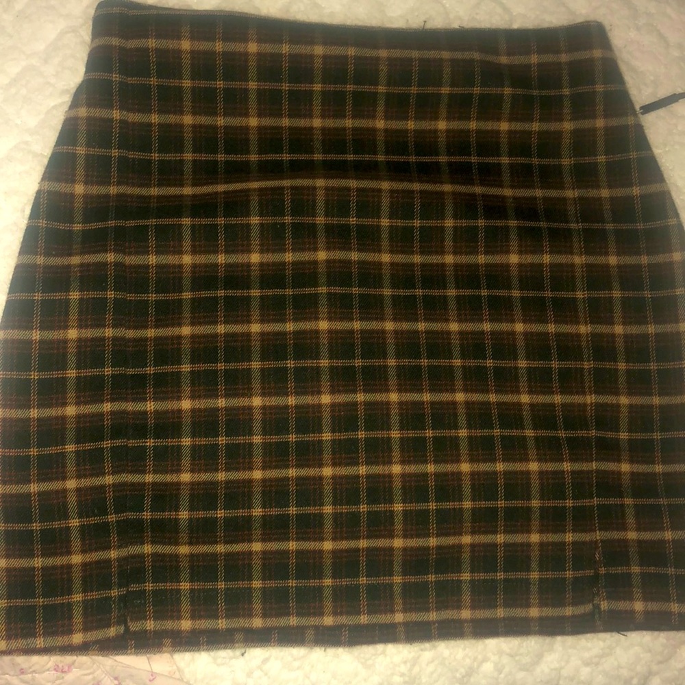 Brandy Melville Plaid Mini Skirt